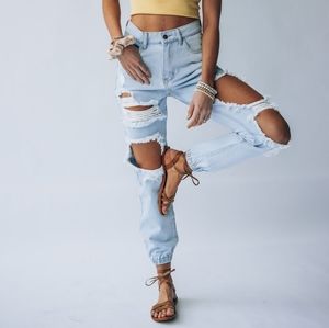 90's Babe Denim Joggers